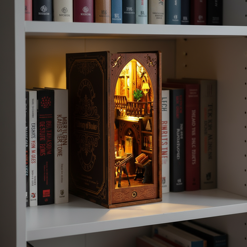 Library of Books DIY Book Nook Kit