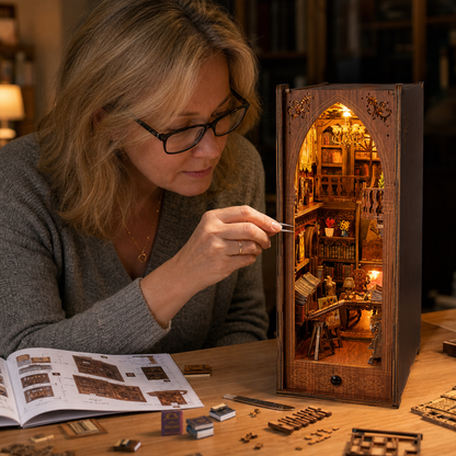 Library of Books DIY Book Nook Kit